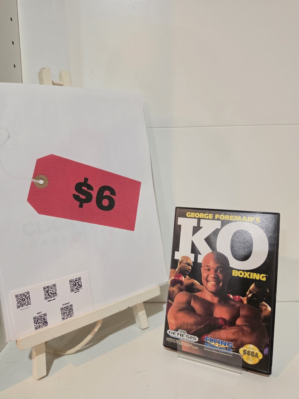SEGA Genesis KO Boxing (Black) - George Foreman